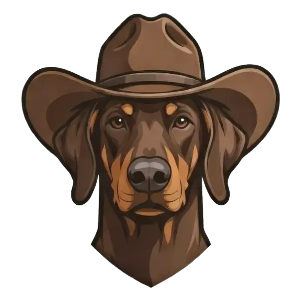 The LeadBounty guard dog mascot